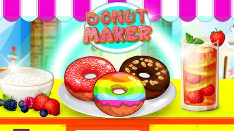 Donut Maker - Crazy Chef Cooking Game for Kids Screenshots 1
