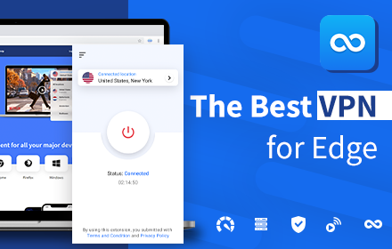 Free VPN Edge extension - Best VPN by uVPN small promo image