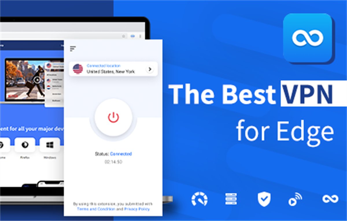 Free VPN Edge extension - Best VPN by uVPN