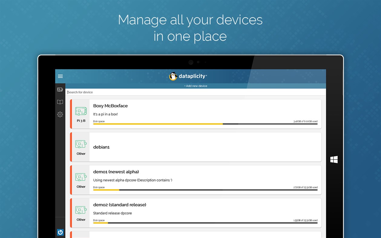 #1. dataplicity (Windows) بواسطة: MachineForest
