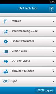 Dell Tech Tool screenshot 1