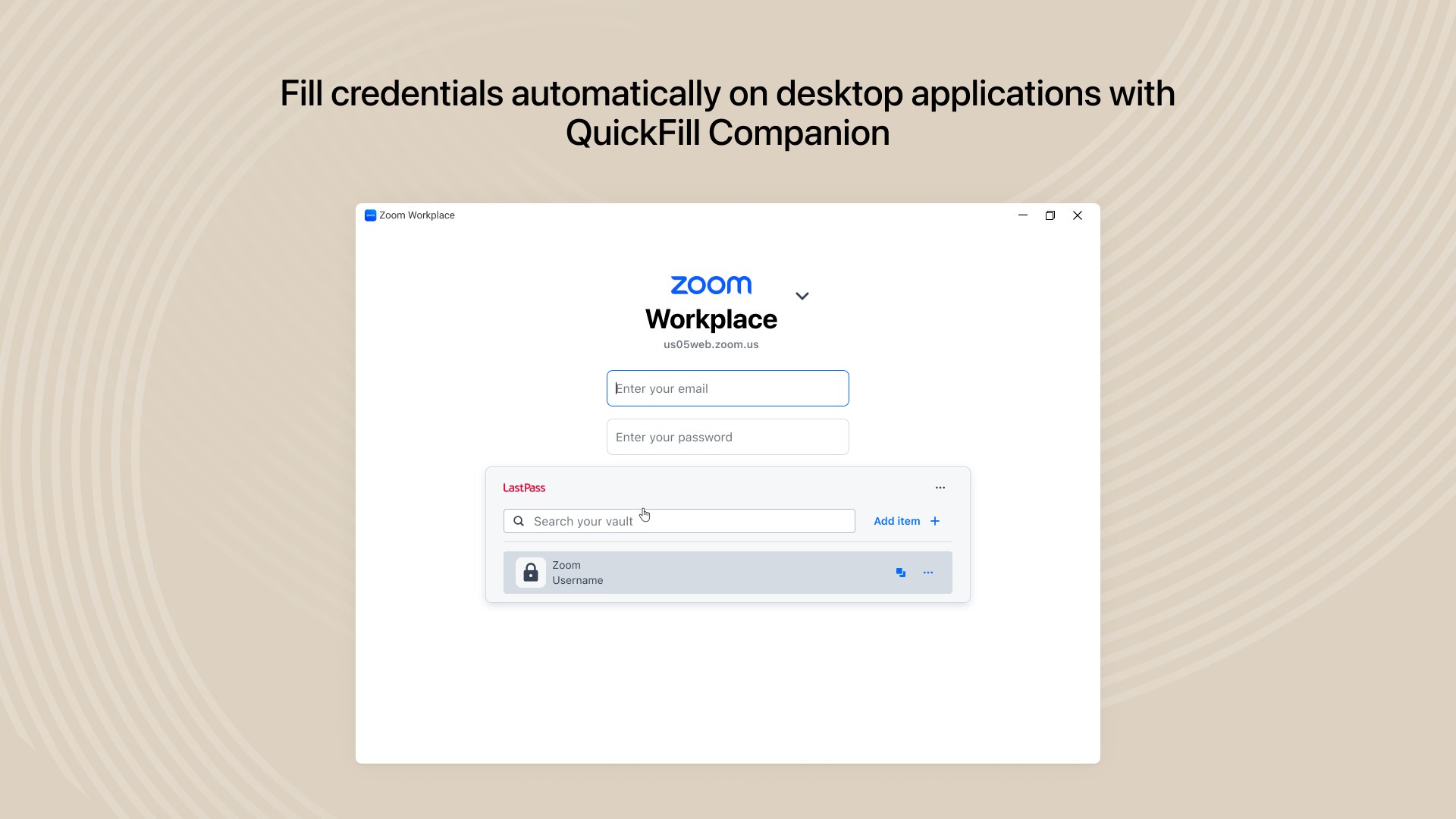 LastPass for Desktop screenshot