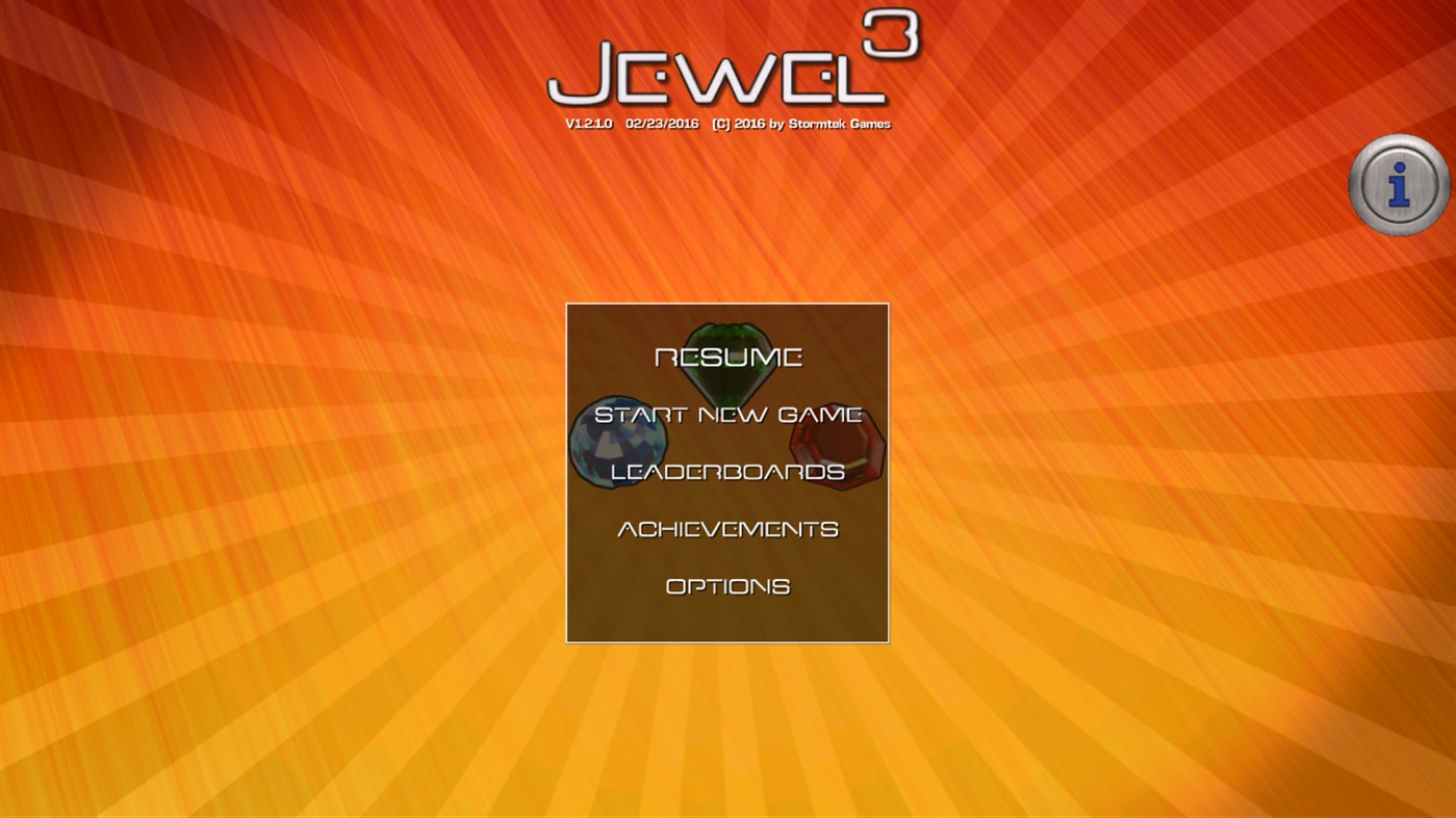 #6. Jewel³ (Windows) By: Stormtek Games