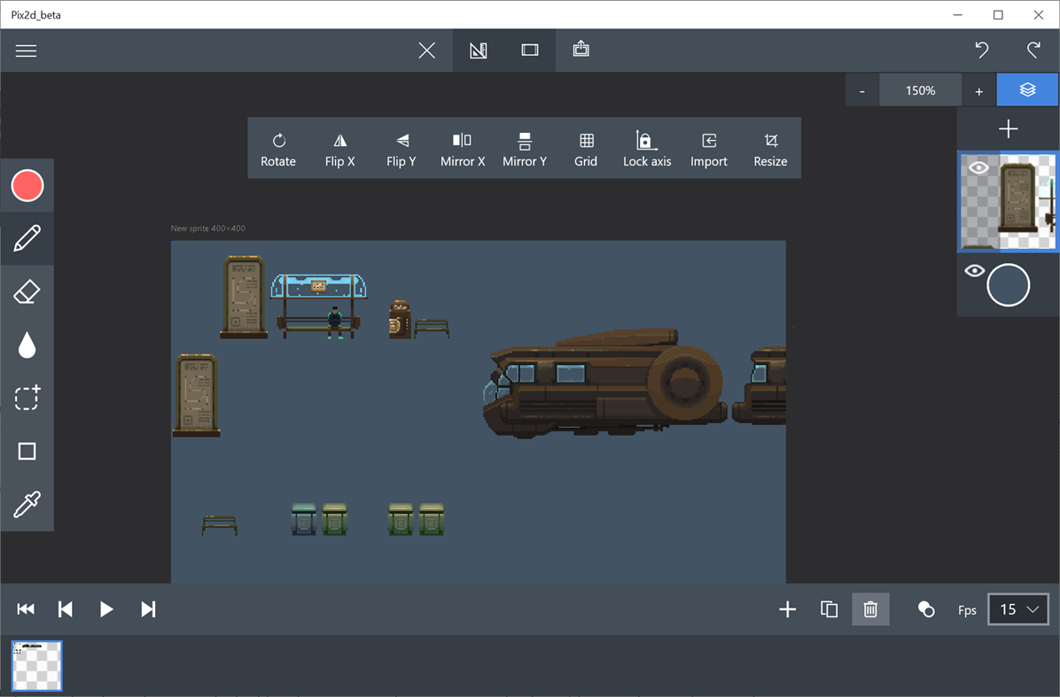 #3. Pixel Art Studio Free (Windows) De: Gritsenko