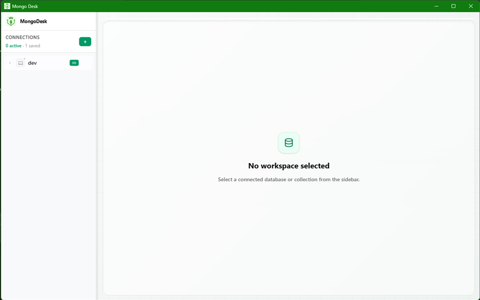 MongoDesk (Windows) By: Code habit