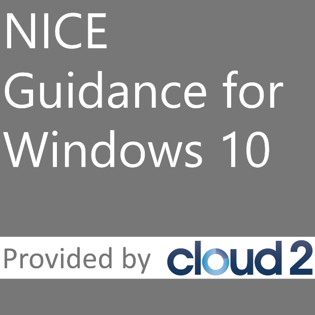 NICE Guidance for Windows 10