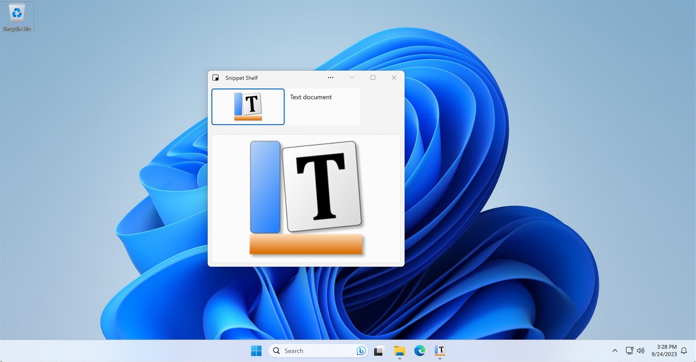 #1. Snippet Shelf (Windows) De: Arno Klenke