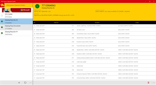DHL Express Shipment Tracker screenshot 4