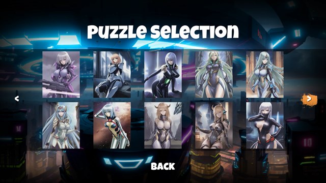 Anime Puzzles - Sci-Fi Maidens screenshot 1
