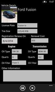 Oil Change Tracker screenshot 3