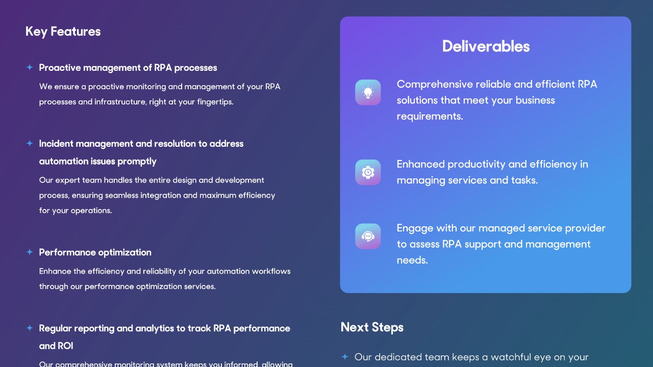 Snapshot 2 of Transforming Business Processes - Innovative RPA Solutions by AVASOFT