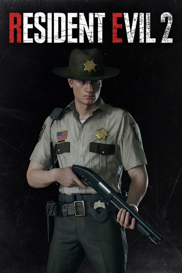 Leon Costume: "Arklay Sheriff" Xbox Series X|S and Xbox One cover art