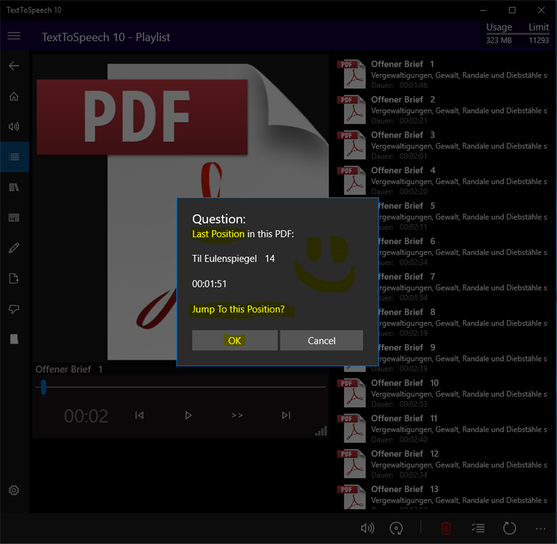 #3. TextToSpeech 10 (Windows) Ved: ESXsystems