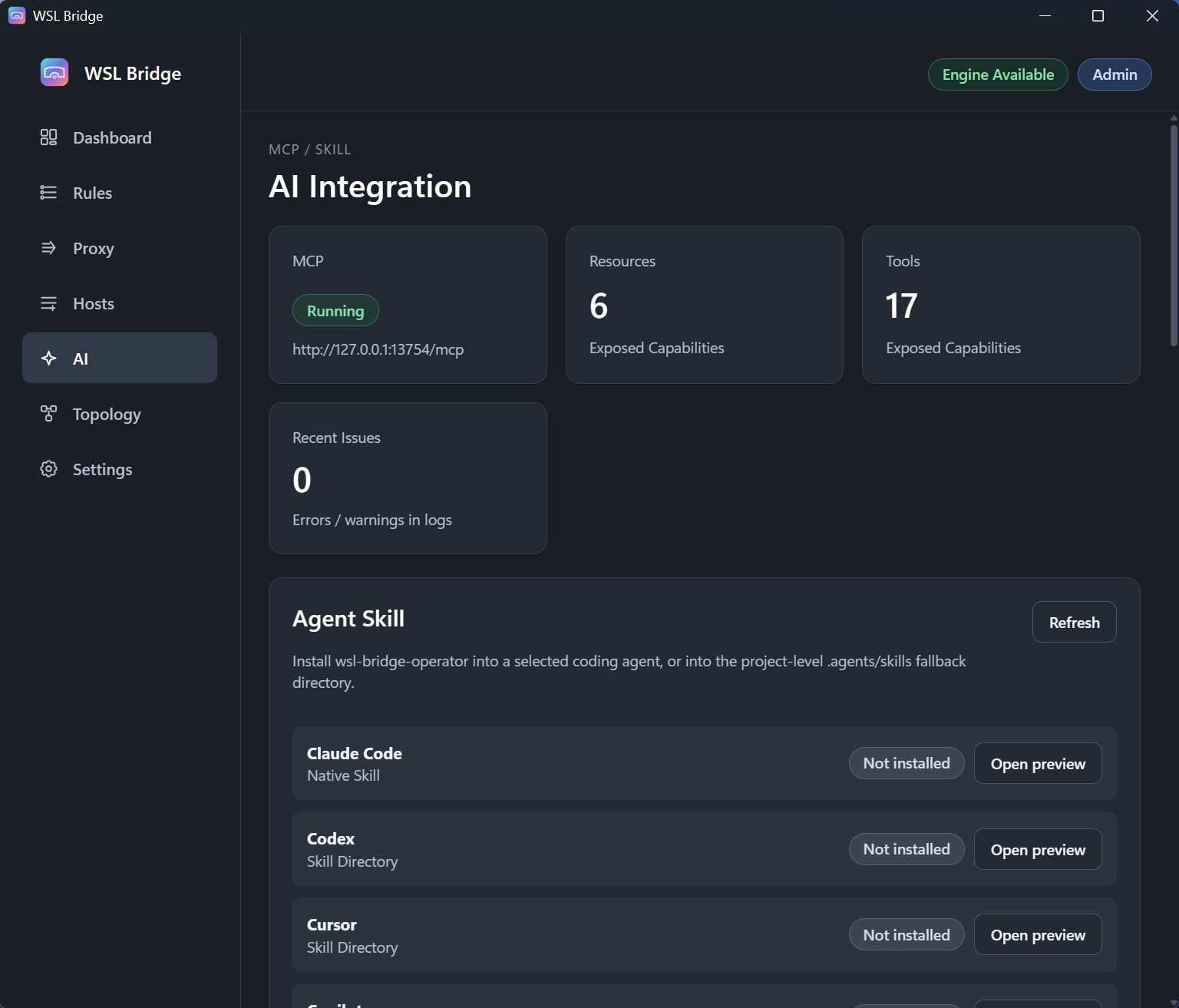 wsl-bridge screenshot