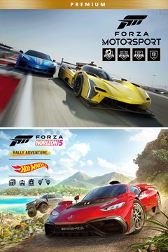 Cover poster for Forza Motorsport and Forza Horizon 5 Premium Editions Bundle