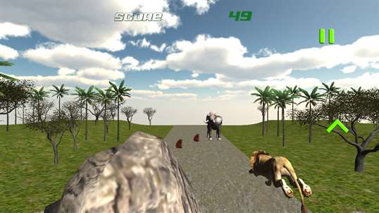 Lion Survival Run 3D screenshot 1