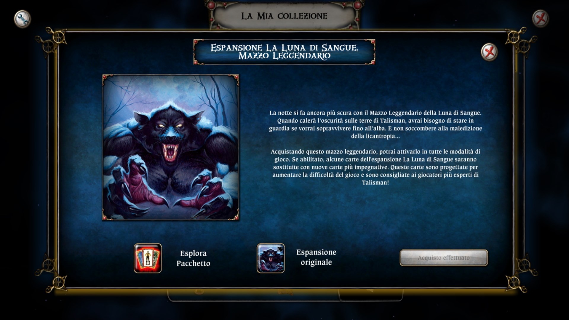 Talisman - The Blood Moon Expansion: Legendary Deck | Xbox | Chiave | Privato