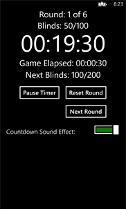 Texas Hold-em Timer screenshot 1