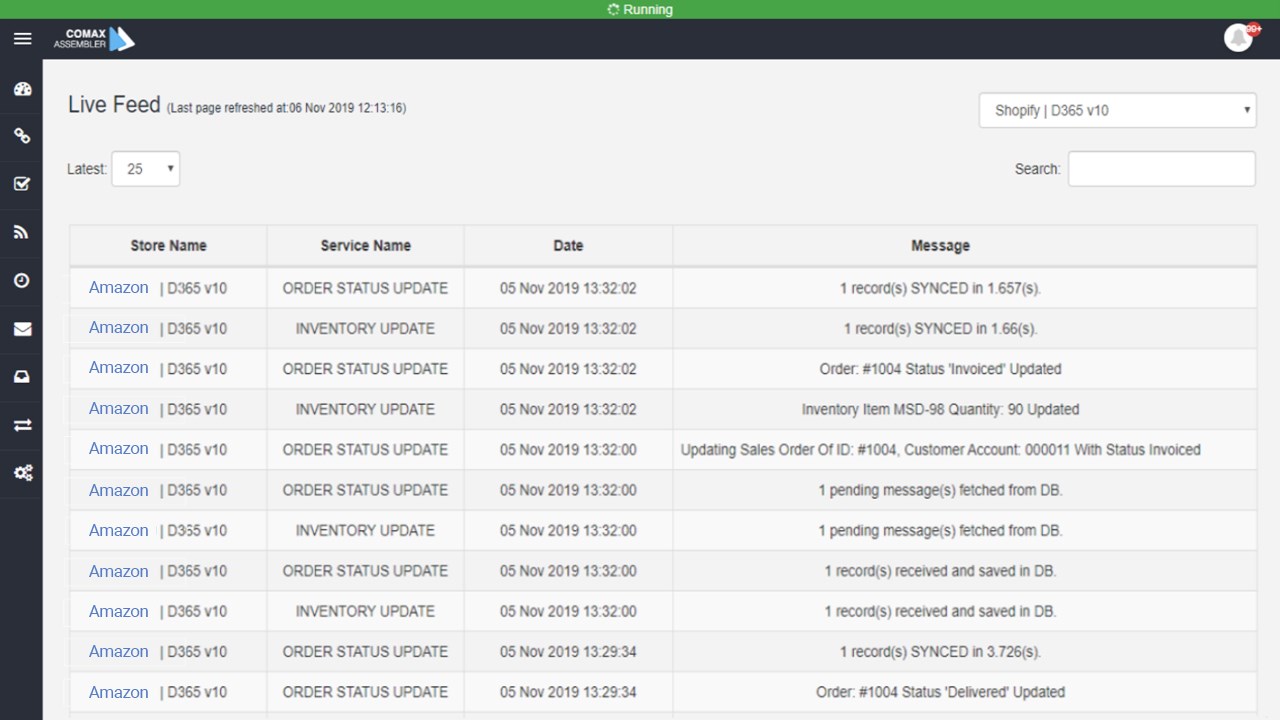 Snapshot 2 of Amazon Integration with Dynamics 365 Fin and Ops