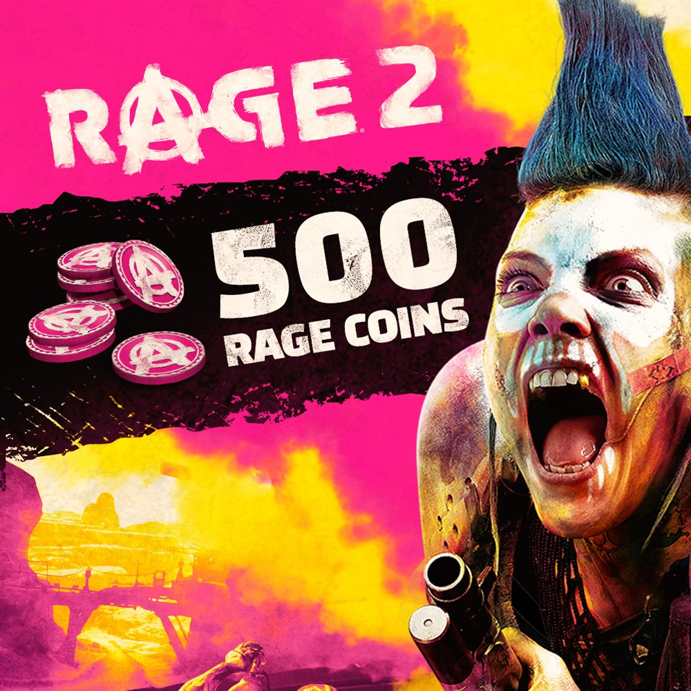 RAGE 2: 500 RAGE Coins (PC) cover art (full size)