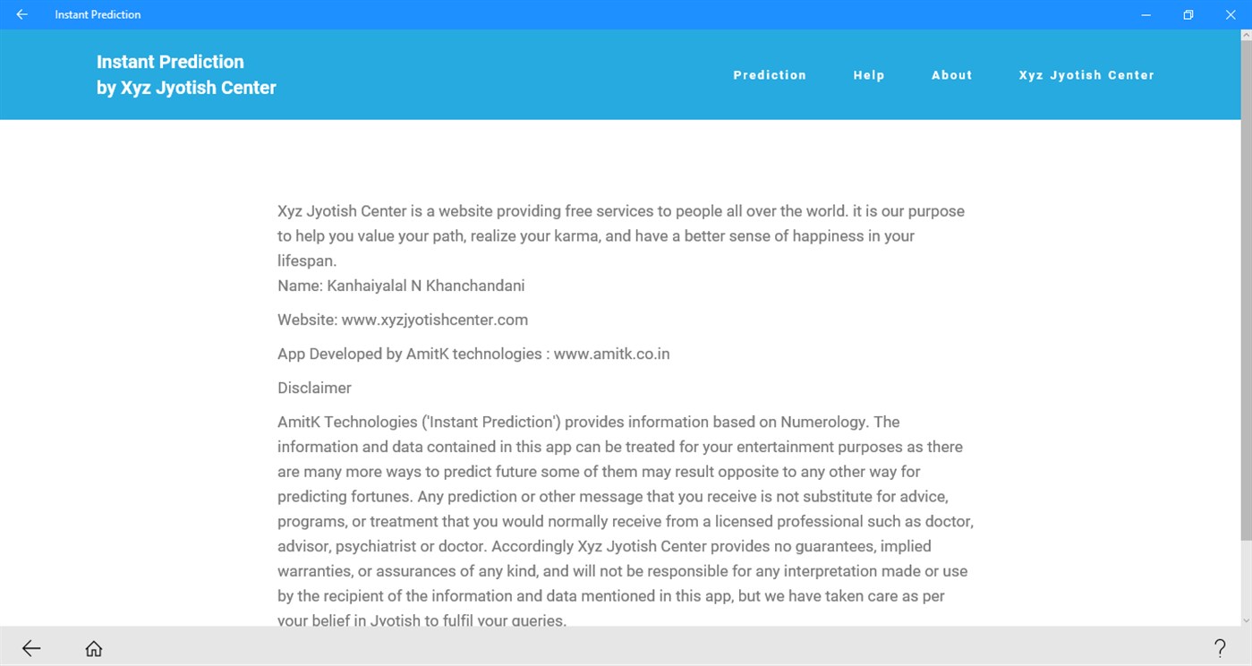 #2. Instant Prediction (Windows) 由: AmitK Technologies