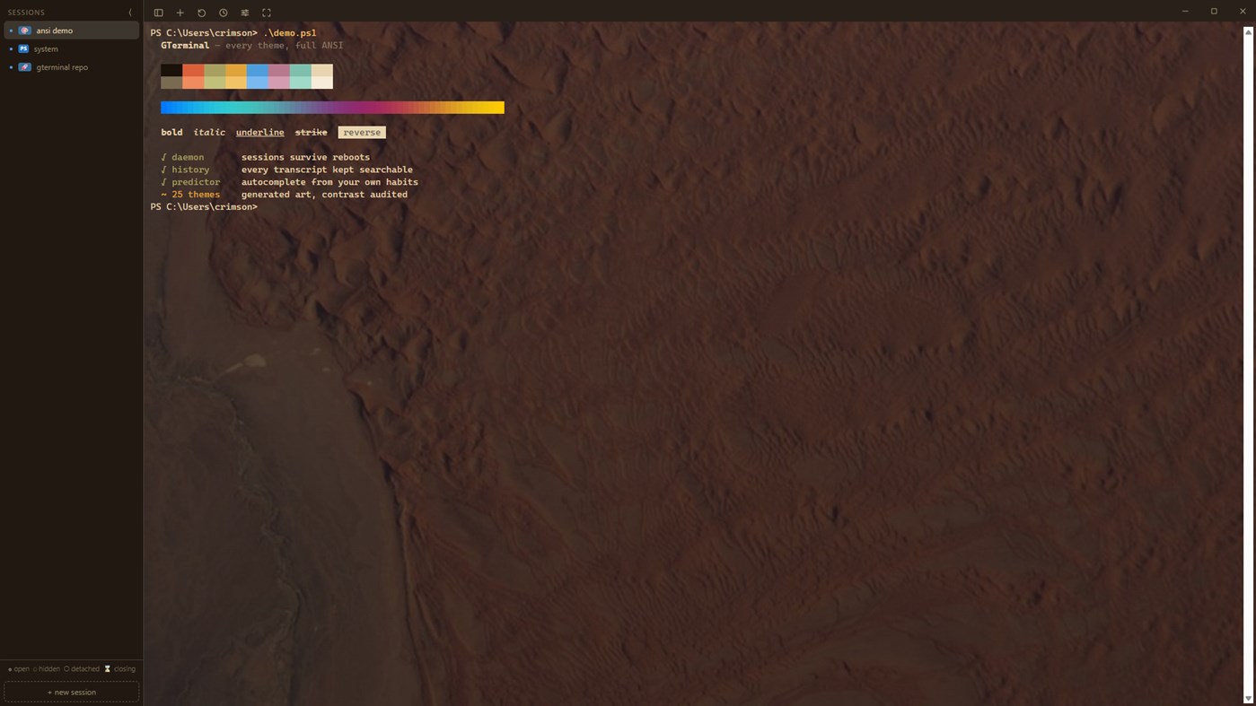 #9. GTerminal (Windows) Ved: Gus Catalano