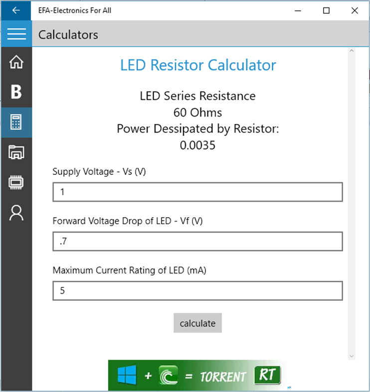 #8. EFA-Electronics For All (Windows) 由: ReddysSoftware