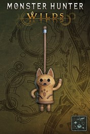 Colgante: Gato blanco bailarín