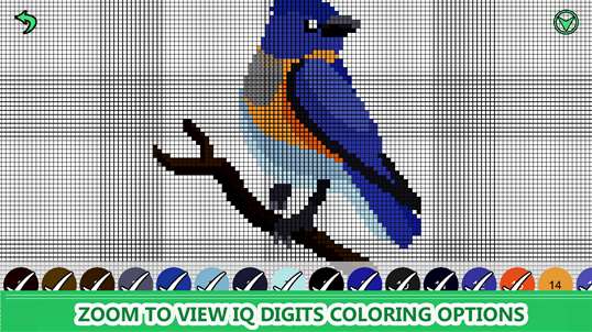 Birds Color by Number: Pixel Art, Sandbox Coloring screenshot 4