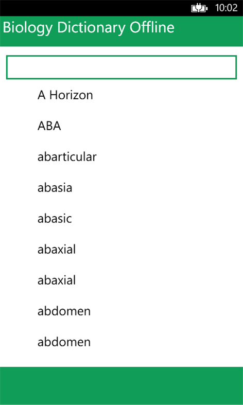 Biology Dictionary Offline Screenshots 1