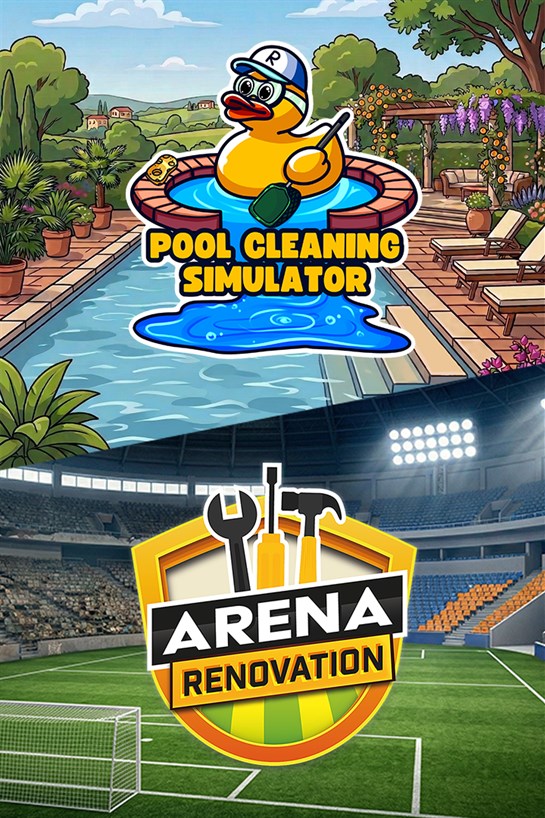 Capture de boîte de Pool Cleaning Simulator & Arena Renovation Bundle