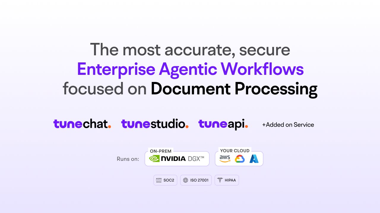 Snapshot 5 of Tune AI - Enterprise Intelligent Document Processing (IDP)