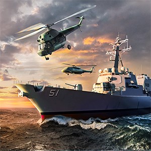 Navy War: Krigsskepp spel