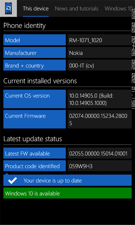 Firmware Update Check Screenshots 1