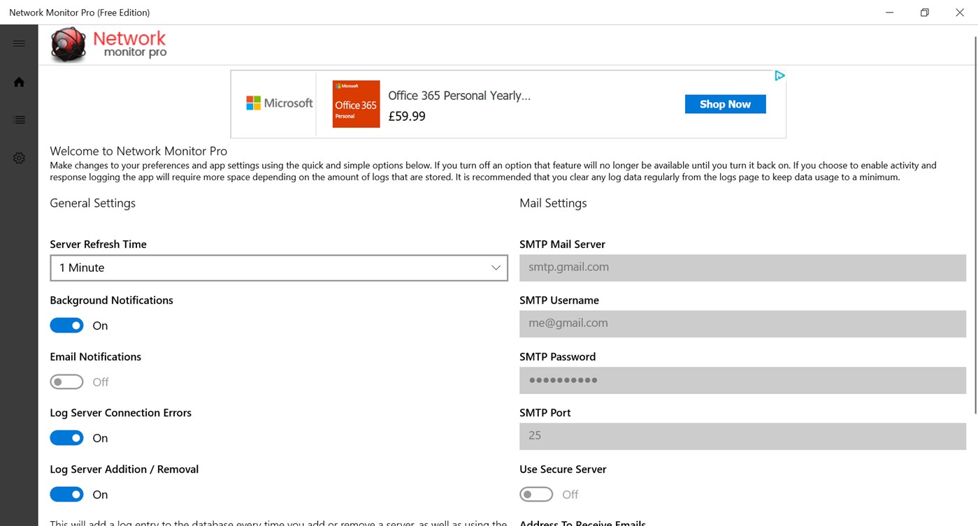 #4. Network Monitor Pro (Free Edition) (Windows) 由: TheCod3r Software