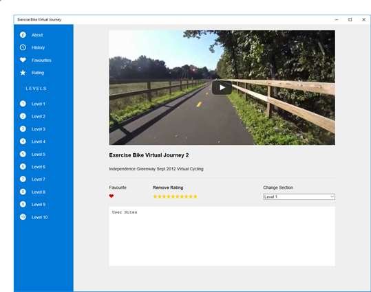 Exercise Bike Virtual Journey screenshot 3