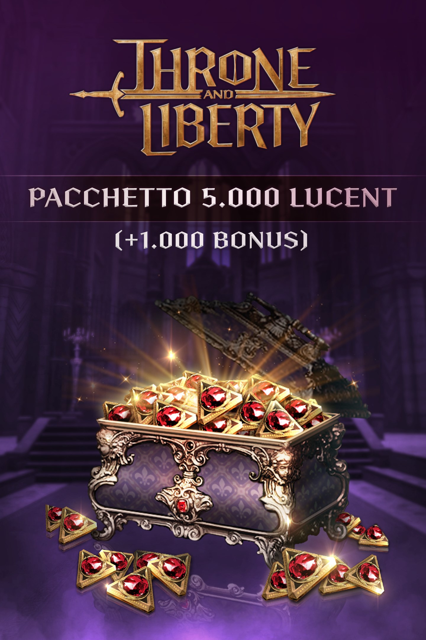 5,000 Lucent Pack (+1,000) - Throne and Liberty | Xbox | Privato