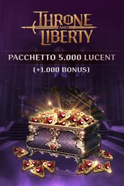 THRONE AND LIBERTY - Pacchetto 5.000 Lucent (+1.000)