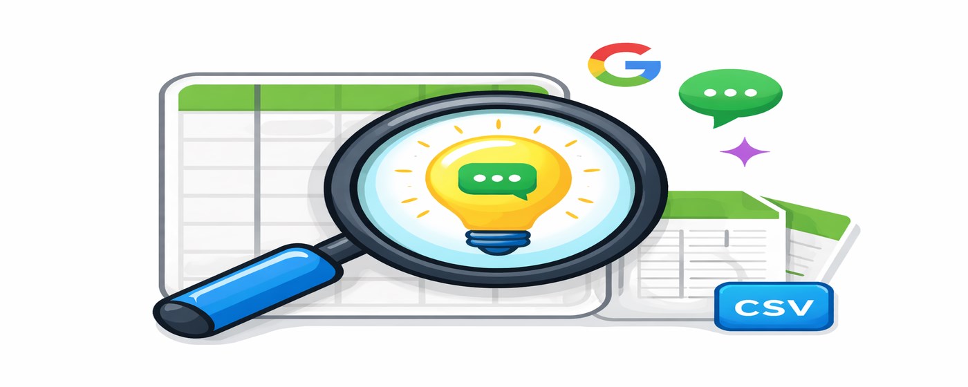 Query Logger (Google + ChatGPT) Auto CSV