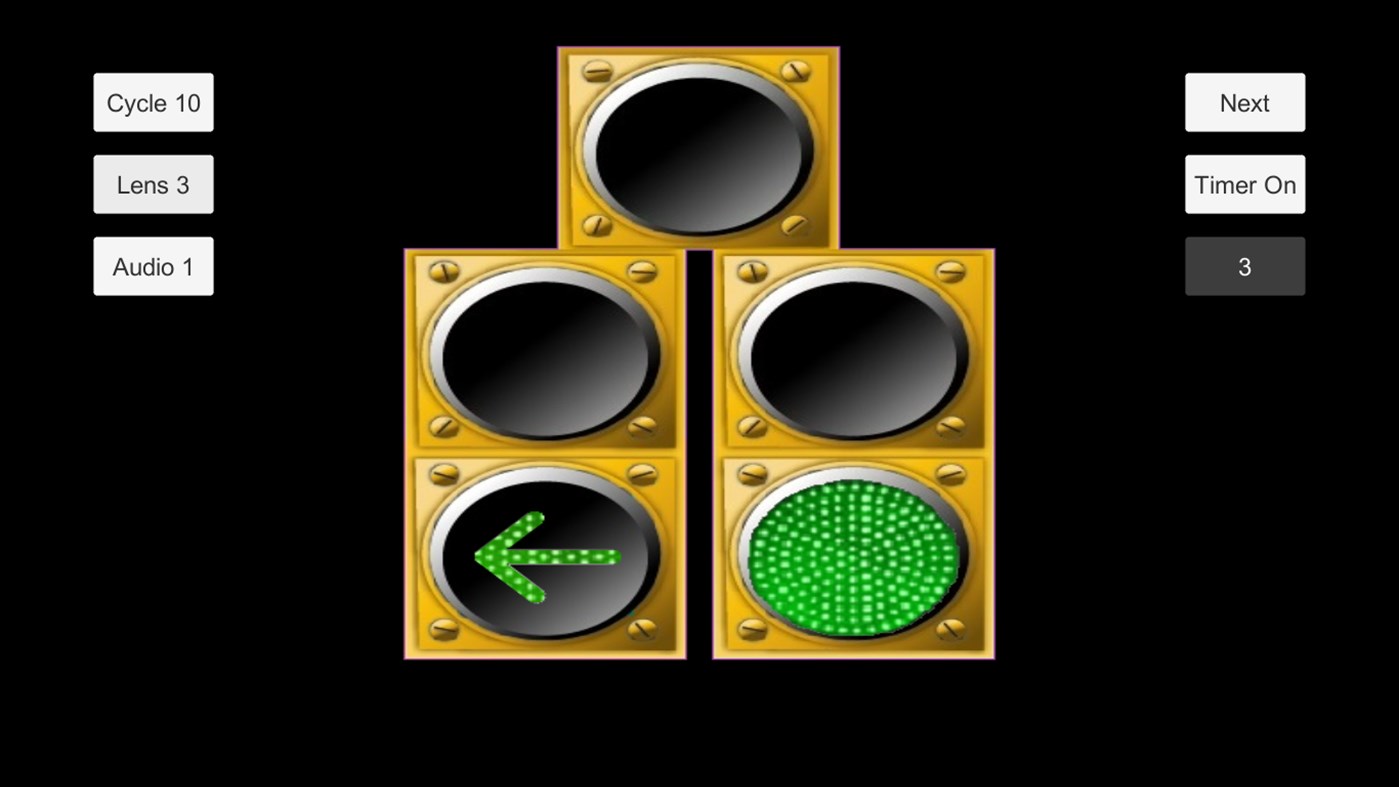 #4. My Traffic Light Free (Windows) By: Tri-Angel Software and Games