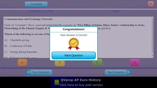QVprep Lite AP World History screenshot 8