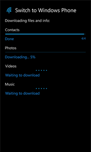 Switch to Windows Phone screenshot 4