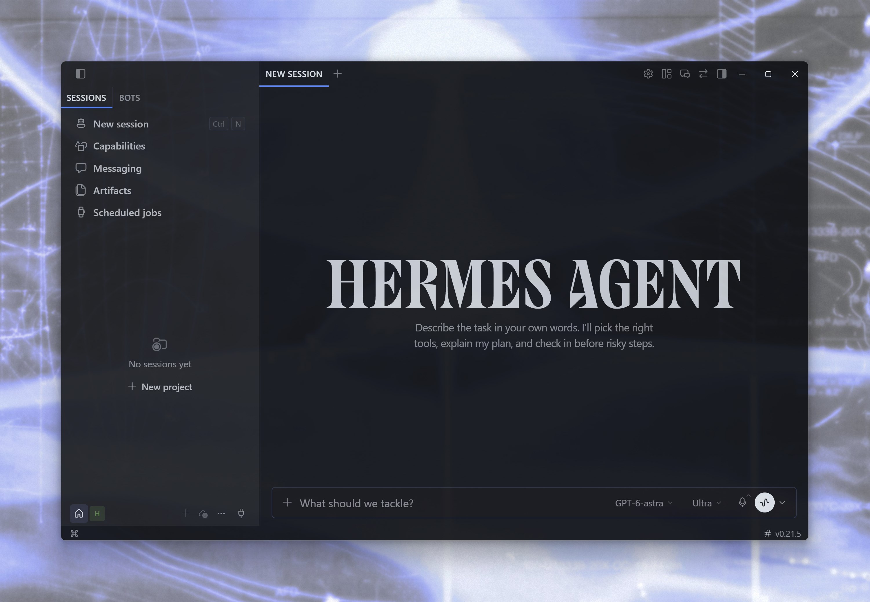 Hermes Agent screenshot