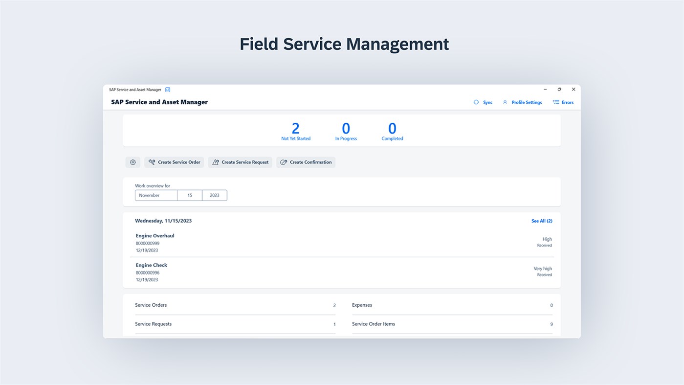 #2. SAP Service and Asset Manager (Windows) Ved: SAP SE