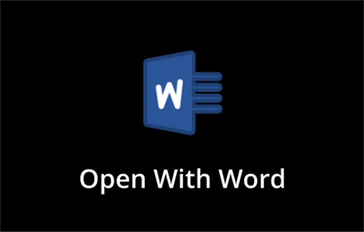 Open with Google Docs