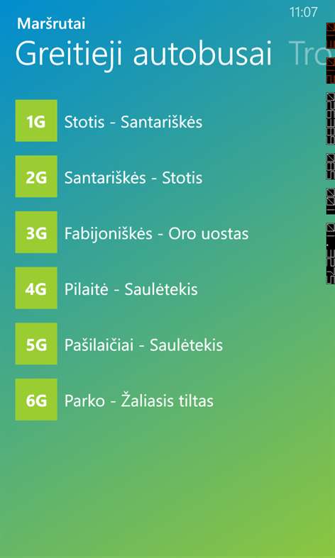 Maršrutai Screenshots 2