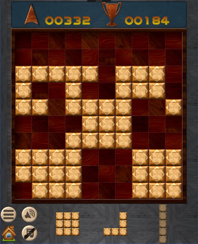 #6. Wooden Block Puzzle Game (Windows) 由: ZingMagic Limited