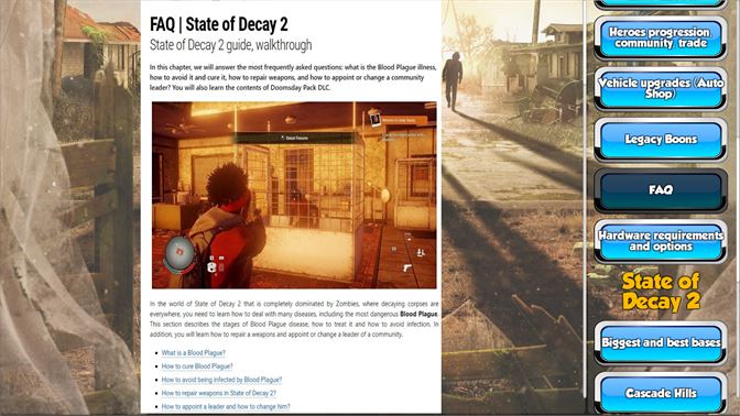 state of decay 2 legacy boons
