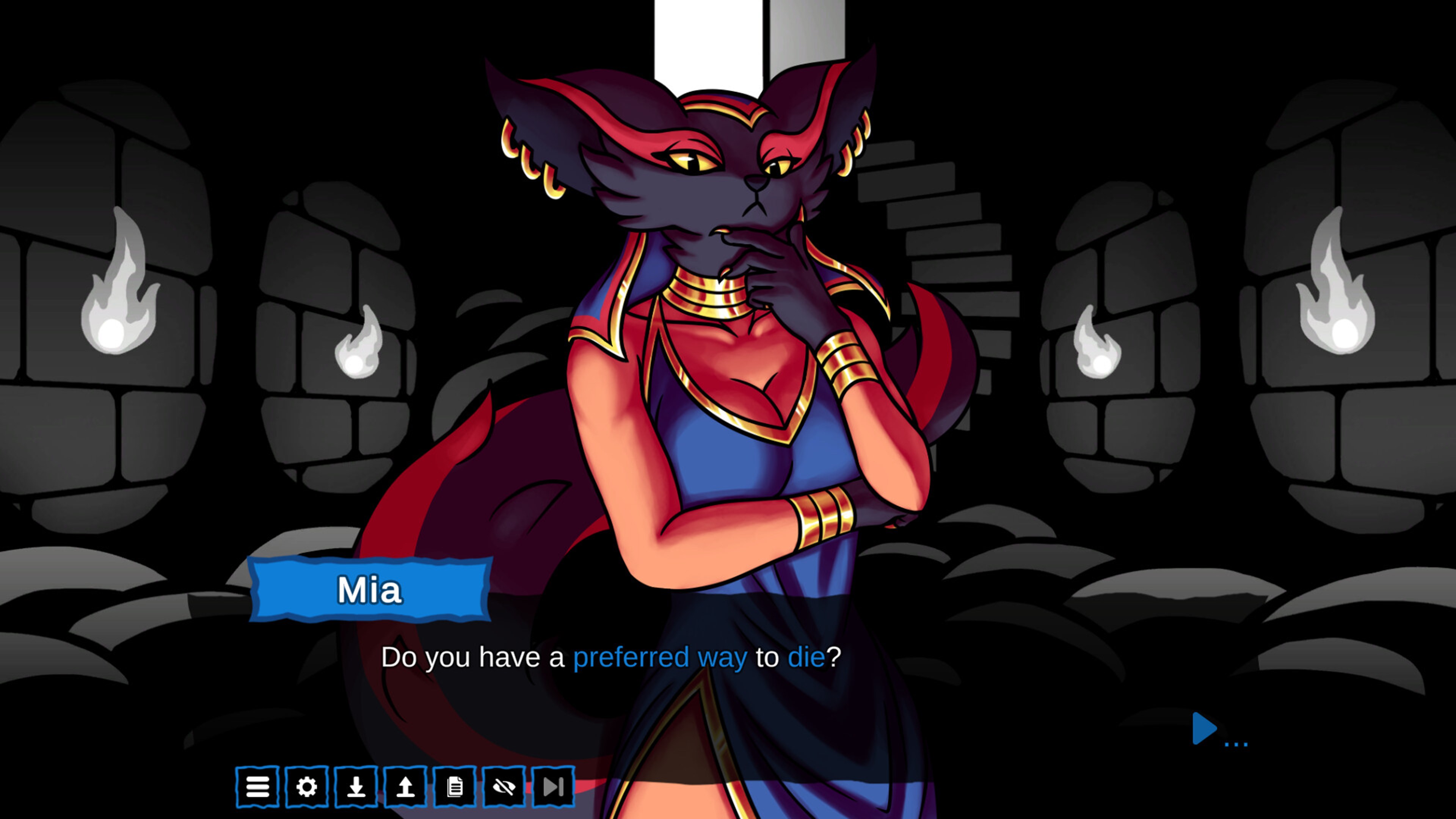 遊戲截圖：高畫質的文字顯示與介面設計