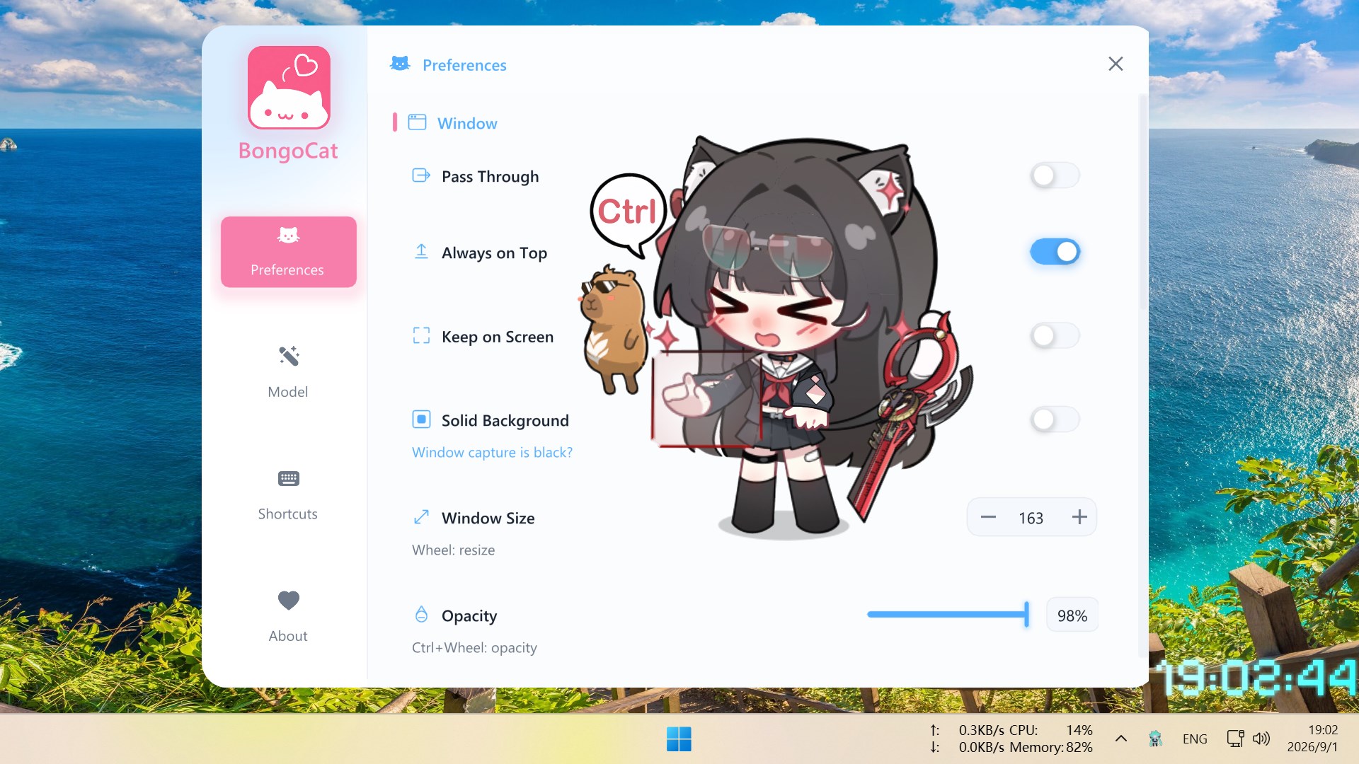 BongoCat screenshot